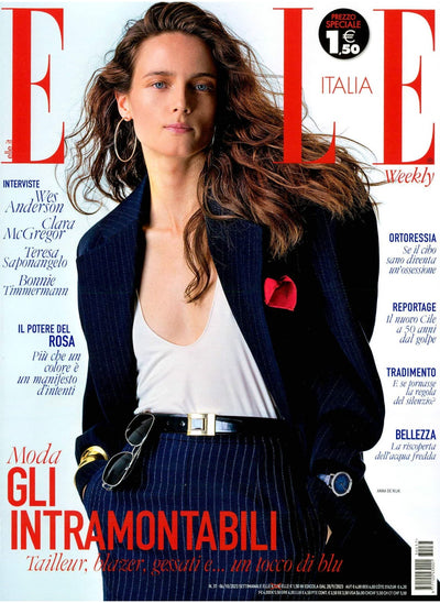 <span style="font-size:75%;">Rudy Profumi on Elle</span><br />
Vanity Dinastie - &quot;Ciao estate&quot;<br />
<span style="font-size:75%;">weekly No. 37 - 6 October 2023</span>