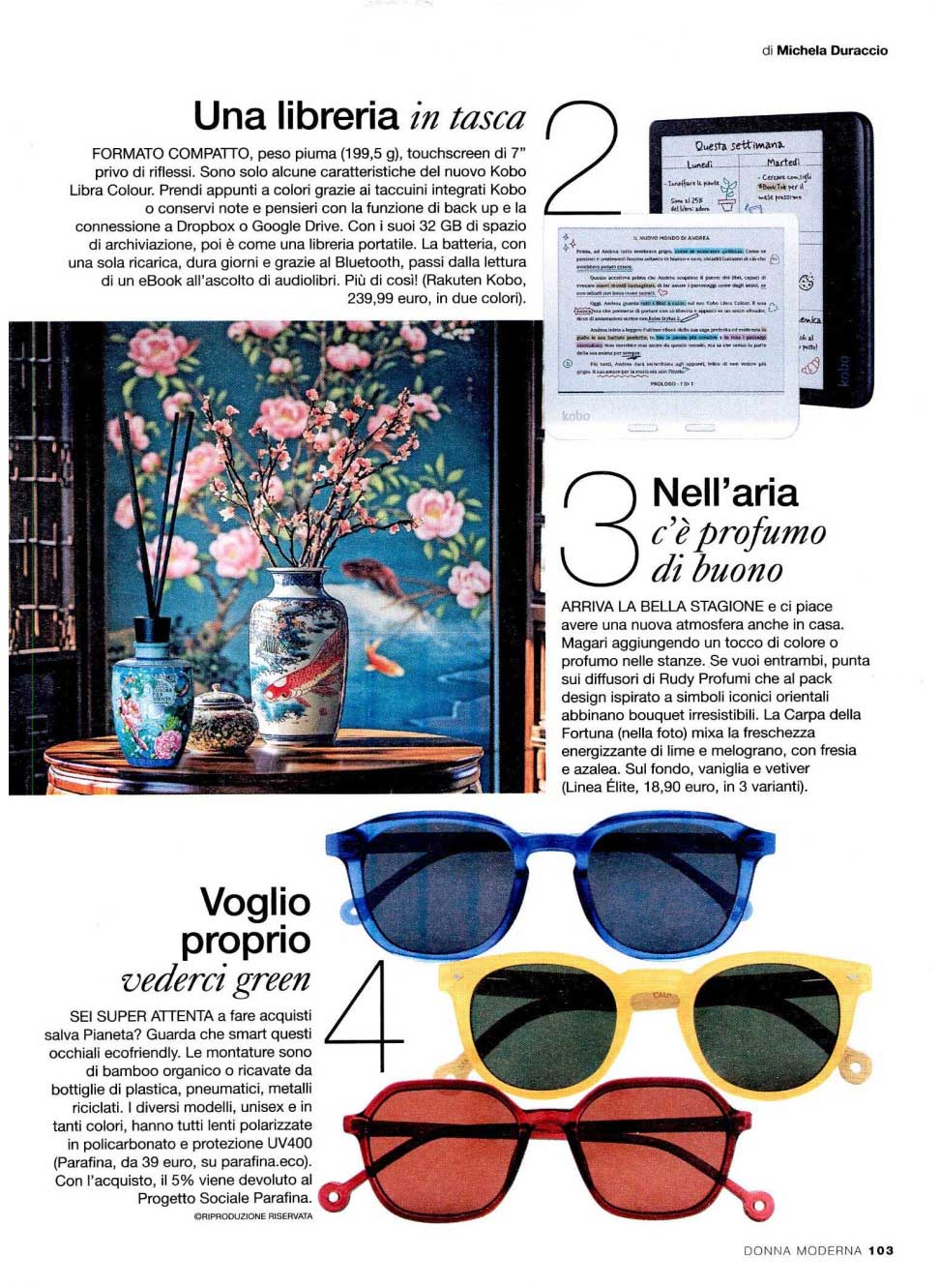 <span style="font-size:75%;">Rudy Profumi su Donna Moderna</span><br>Nell'aria c'è profumo di buono<br><span style="font-size:75%;">27 Marzo 2025</span>
