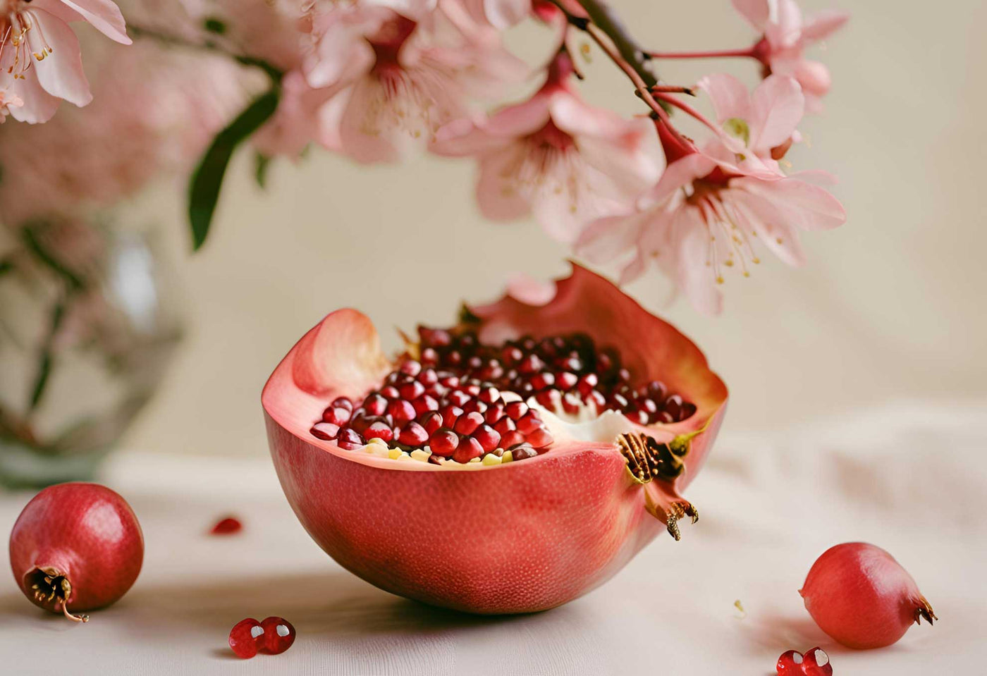 Melograno e Fiori di Ciliegio