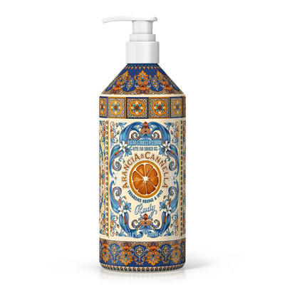 <b>Bagno &  Doccia  Schiuma 1000 mL</b><br>Edizione Limitata<br><i>Arancia & Cannella</i>