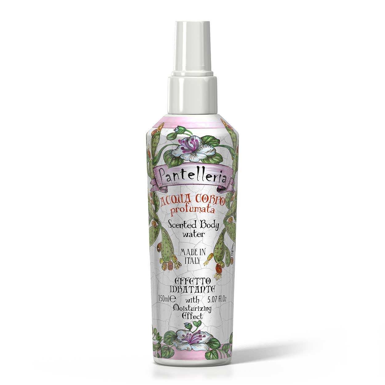 <b>Agua corporal perfumada de 150 mL</b></br>Efecto hidratante</br><i>Línea Pantelleria</i>