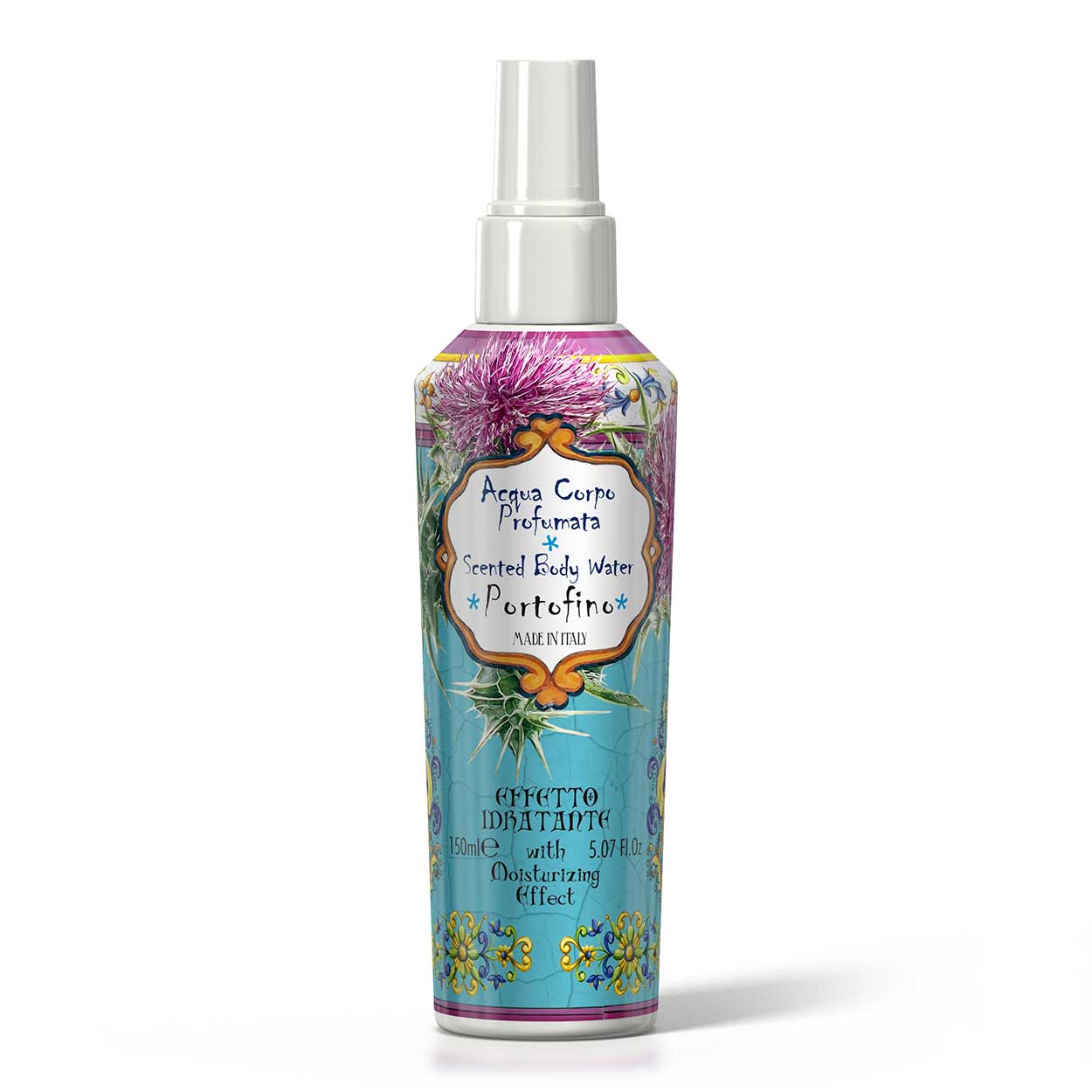 <b>Scented body mist 150 mL</b></br>Moisturizing Effect</br><i>Portofino range</i>
