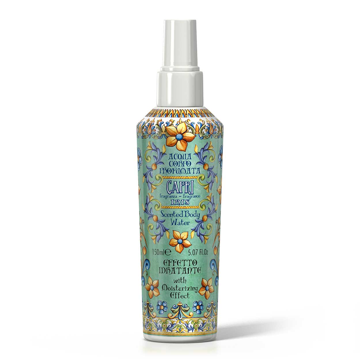 <b>Acqua corpo profumata 150 mL</b></br>Effetto idratante</br><i>Linea Capri</i>