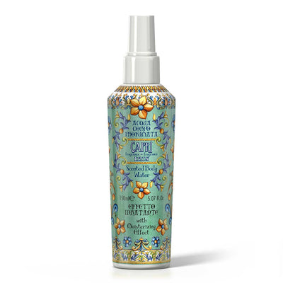 <b>Acqua corpo profumata 150 mL</b></br>Effetto idratante</br><i>Linea Capri</i>
