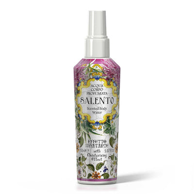 <b>Agua corporal perfumada de 150 mL</b></br>Efecto hidratante</br><i>Línea Salento</i>