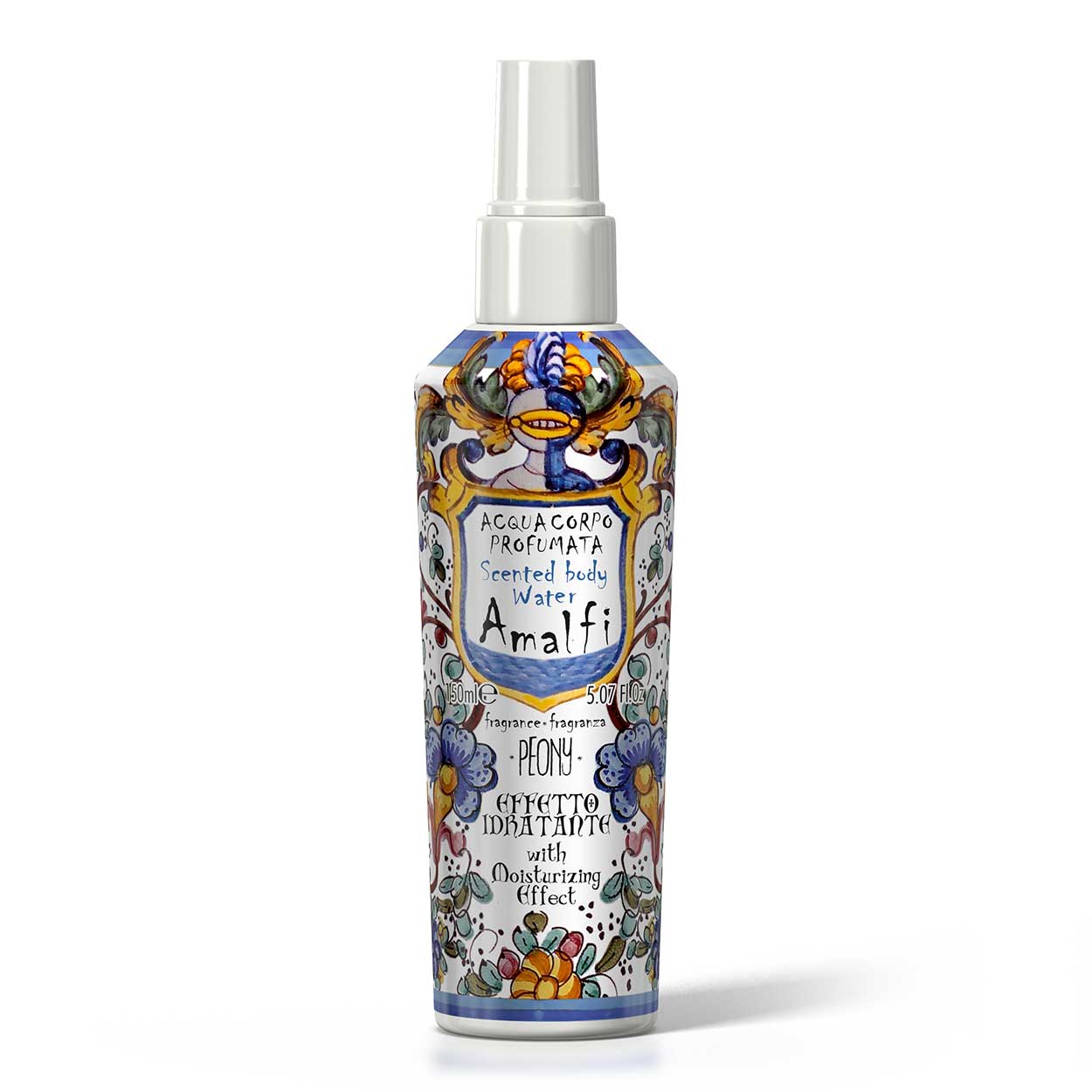 Acqua corpo profumata da 150ml della linea Amalfi, Le Maioliche di Rudy Profumi