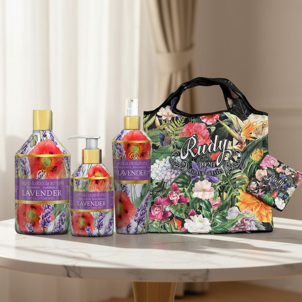 <b>Set Benessere alla Lavanda</b><br>Nature & Arome<br><i>Linea Lavender</i>