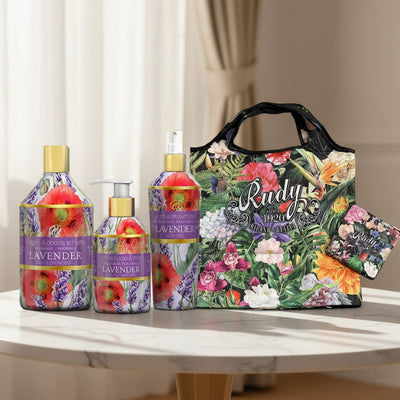 <b>Set Benessere alla Lavanda</b><br>Nature & Arome<br><i>Linea Lavender</i>