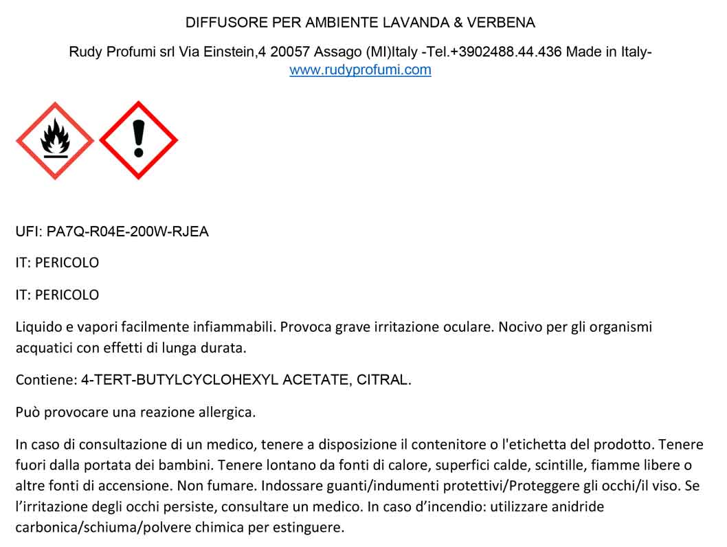 Etichetta-Diffusore-per-ambiente-con-bacchette-da-250-mL-Linea-Lavanda-&-Verbena