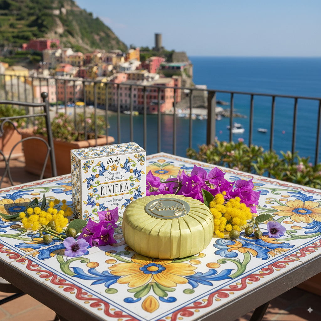 <b>100g bar of soap</b></br>Le Maioliche di Rudy</br><i>Riviera line</i>
