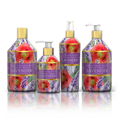 <b>Liquid hand soap 500 mL</b></br>Nature&Arome</br><i>Lavender range</i>