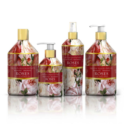 <b>Liquid hand soap 500 mL</b></br>Nature&Arome</br><i>Roses range</i>