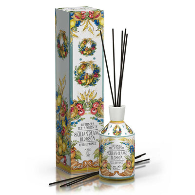<b>Difusor de ambiente con varillas de 250 mL</b></br><i>Línea de azahar de Sicilia</i>