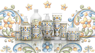 <b>Agua corporal perfumada de 150 mL</b></br>Efecto hidratante</br><i>Línea Riviera</i>
