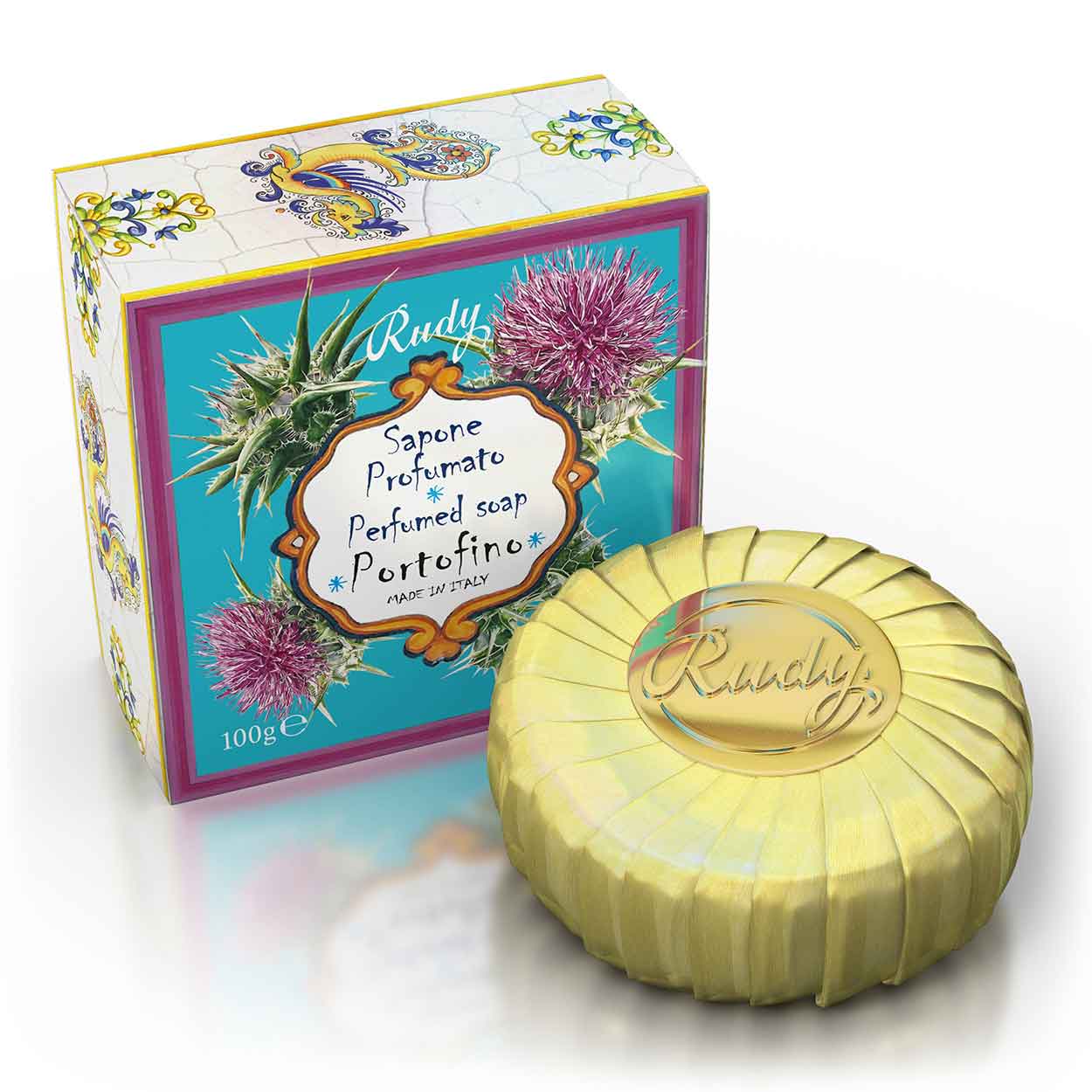 <b>100g bar of soap</b></br>Maioliche Art Edition</br><i>Portofino Line</i>