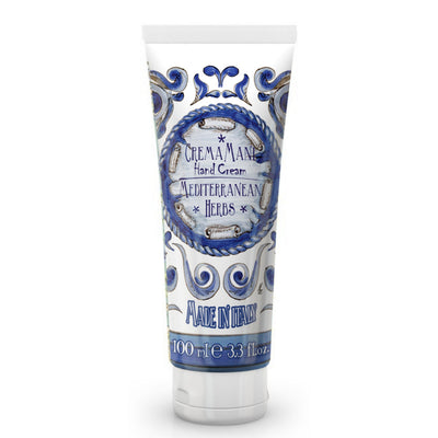 <b>Non-greasy hand cream 100 mL</b></br>Myrtle and Ginger</br><i>Mediterranean herbs range</i>