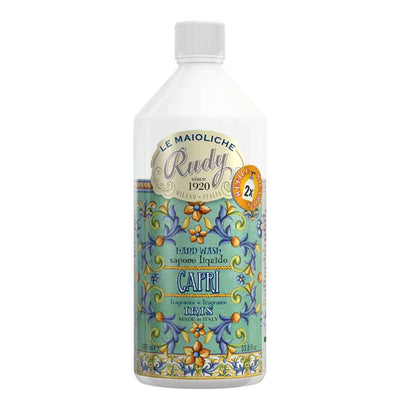 <b>Liquid hand soap Refill 1000 mL</b></br>Iris and Ylang Ylang</br><i>Capri range</i>