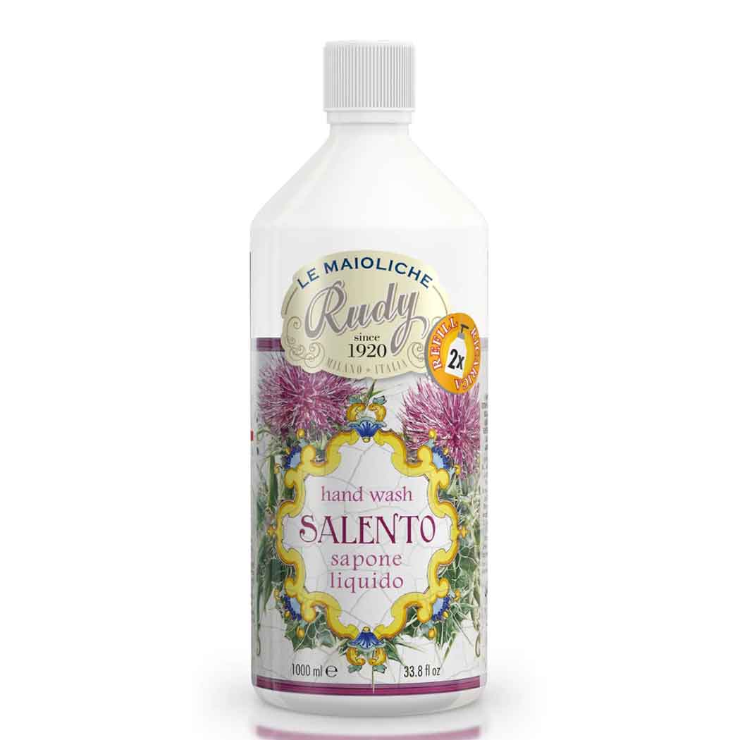 <b>Liquid hand soap Refill 1000 mL</b></br>Citrus Lemon and Jasmine</br><i>Salento range</i>