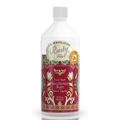 <b>Ricarica sapone liquido mani da 1000 mL</b></br>bergamotto e magnolia</br><i>Linea Sole di Sardegna</i>